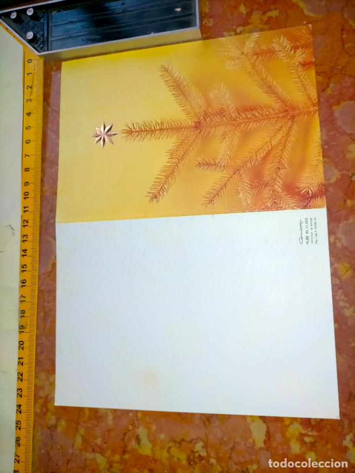 Postcards: escucho ofertas - antigua felicitacion navide&ntilde;a christmas escrita belen nacimiento