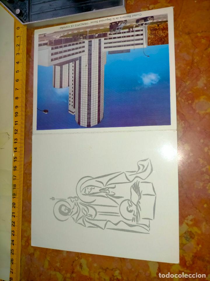 Postcards: escucho ofertas - antigua felicitacion navide&ntilde;a christmas escrita belen nacimiento