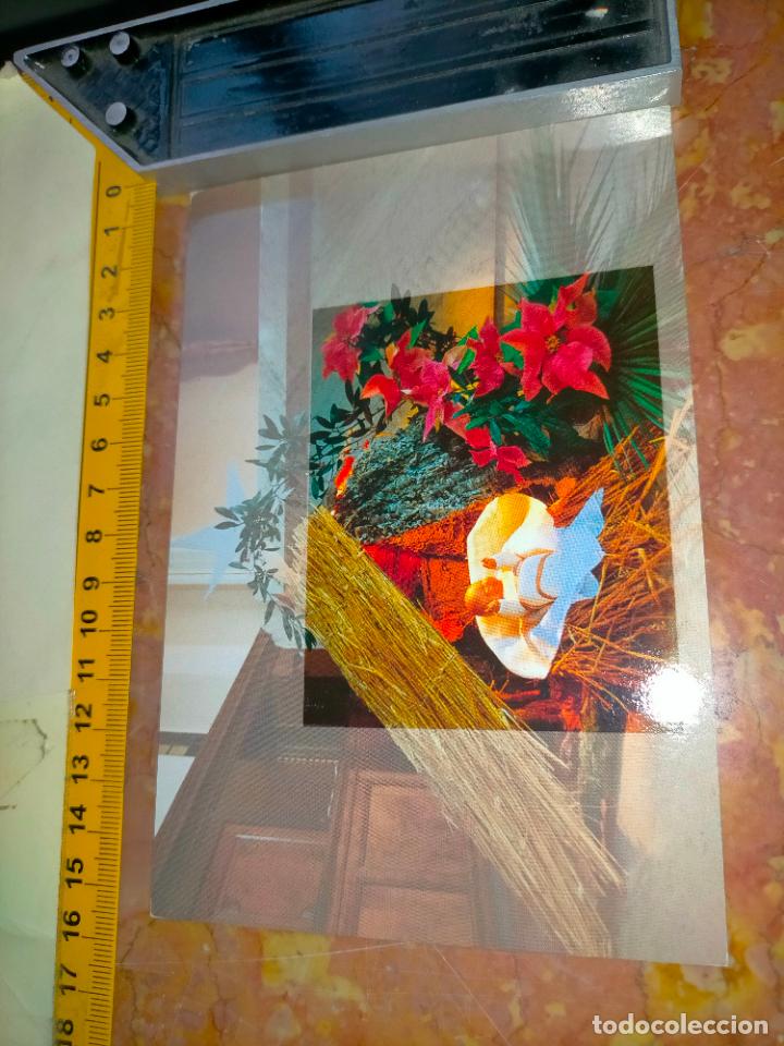 Postcards: escucho ofertas - antigua felicitacion navide&ntilde;a christmas escrita belen nacimiento