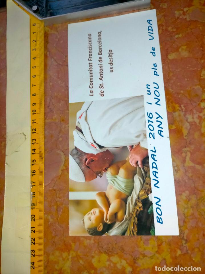 Postcards: escucho ofertas - antigua felicitacion navide&ntilde;a christmas escrita belen nacimiento .