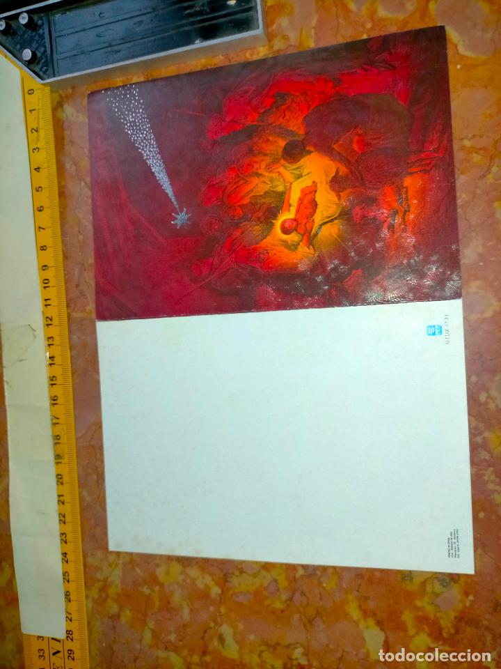 Postales: escucho ofertas - antigua felicitacion navide&ntilde;a christmas escrita belen nacimiento .