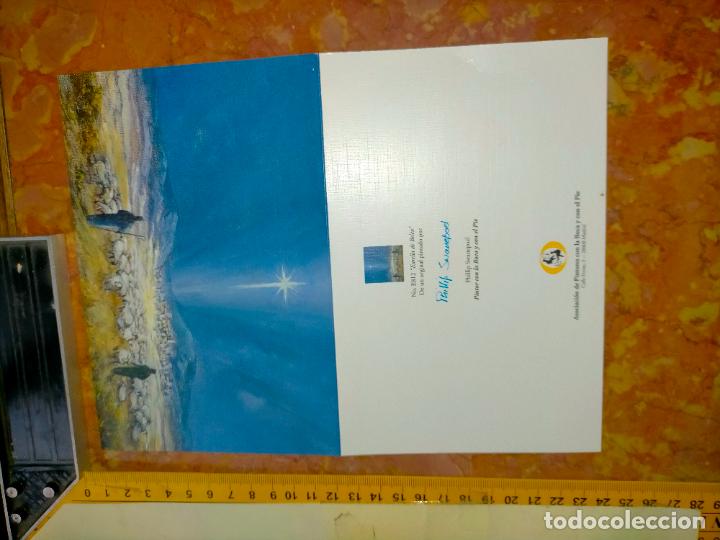 Postcards: escucho ofertas - antigua felicitacion navide&ntilde;a christmas escrita belen nacimiento .