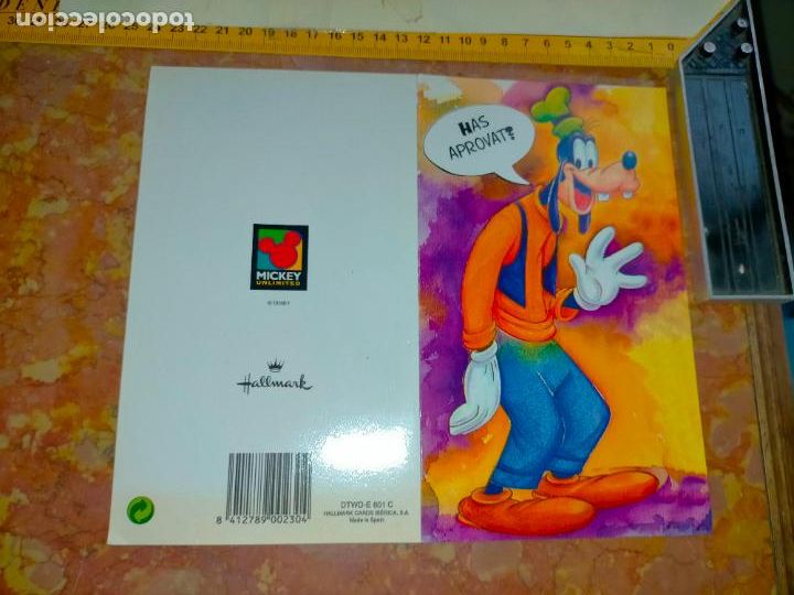 Cartoline: escucho ofertas - antigua felicitacion navide&ntilde;a christmas escrita belen nacimiento .