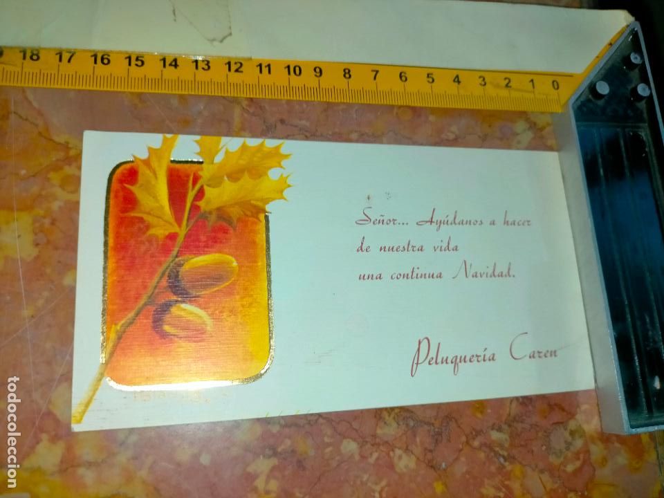 Postales: escucho ofertas - antigua felicitacion navide&ntilde;a christmas escrita belen nacimiento .