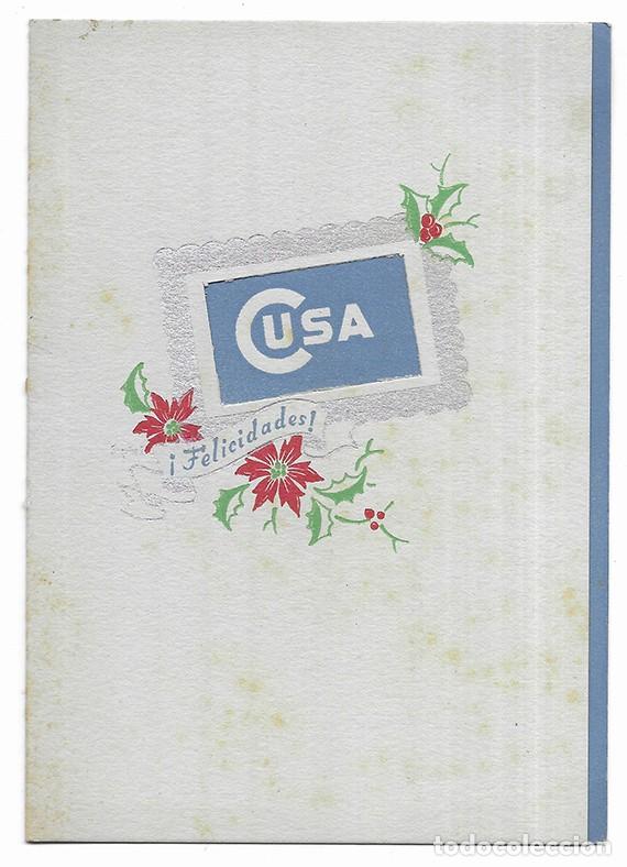 Postales: Felicitacion / Nadala. CUSA Felicidades