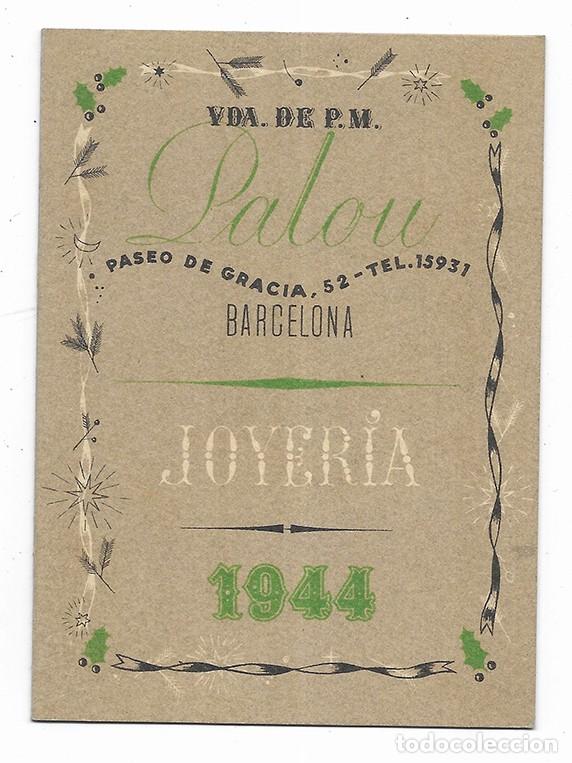 Postales: Felicitacion / Nadala. VDA. de P.M. PALOU JOYERIA 1944