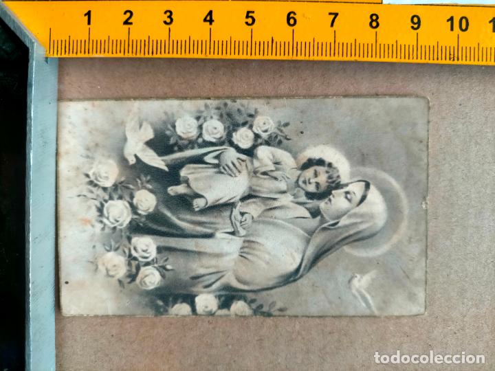 Postales: felicitacion de navidad / postal / estampa religios / recordatorio de comunion VIRGEN NI&Ntilde;O JESUS