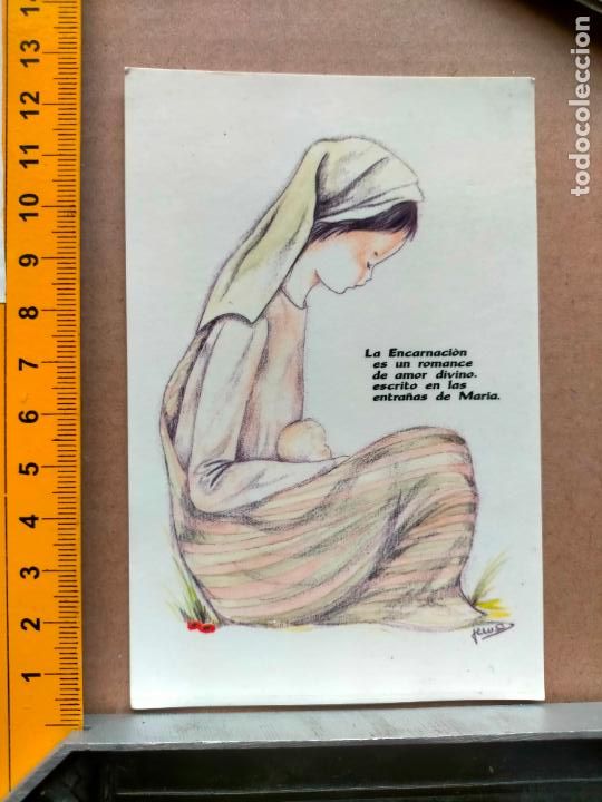 Postales: felicitacion navidad / postal / estampa religios / recordatorio comunion VIRGEN