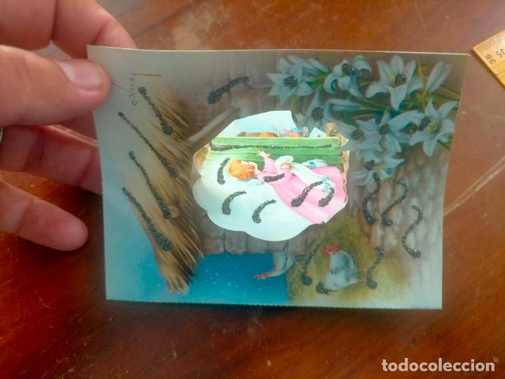 Postales: FELICITACION DE NAVIDAD TROQUELADA 3D - Foto 2