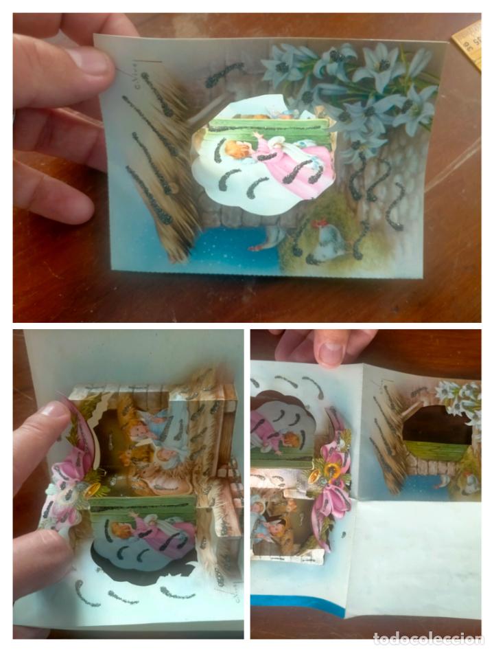 Postales: FELICITACION DE NAVIDAD TROQUELADA 3D - Foto 1