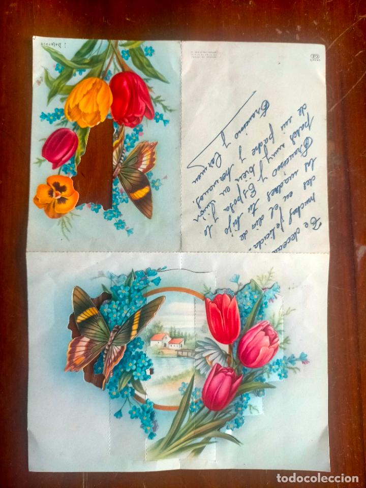 Postales: FELICITACION DE NAVIDAD TROQUELADA 3D - Foto 2