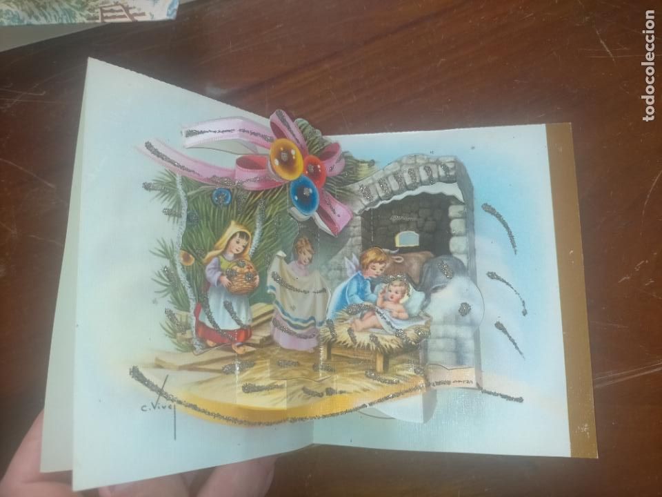 Postales: FELICITACION DE NAVIDAD TROQUELADA 3D - Foto 1