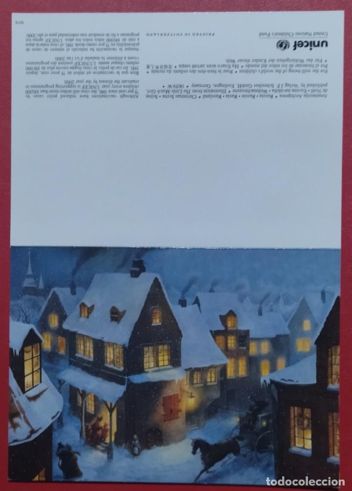 Postales: Navidad. Postal nueva de UNICEF. - Foto 2