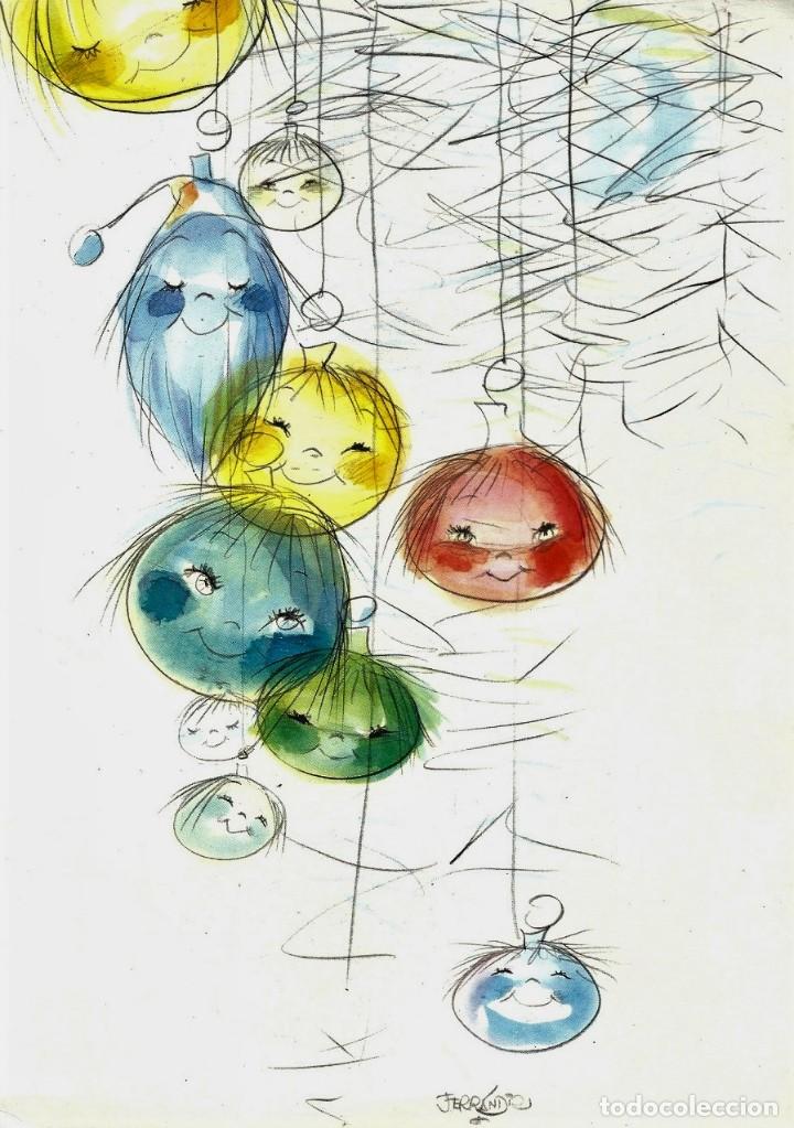 Postkarten: 0999H - FERR&Aacute;NDIZ - CURIOSA Y RARA FELICITACI&Oacute;N PARA S.A. GARCIA CASA LAS BARCAS - MIDE 23,5X16,5 CM