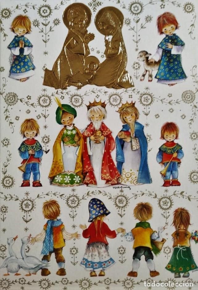 Cartes Postales: 0992I - ROSER PUIG - EDICIONES SABADELL SERIE MIRACLE LUXE 4848 -DIPTICA 16,5X11,5 CM - NUEVA