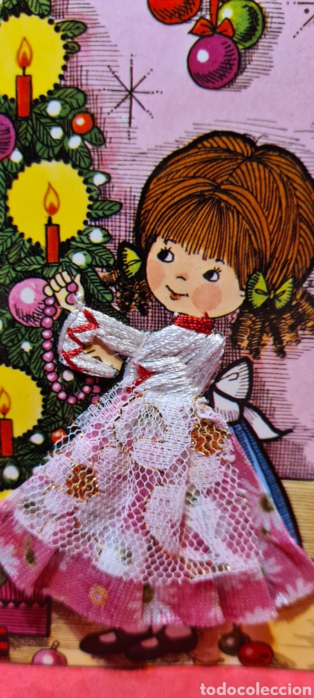 Postais: Preciosa postal bordada. Navidad. Sin escribir.