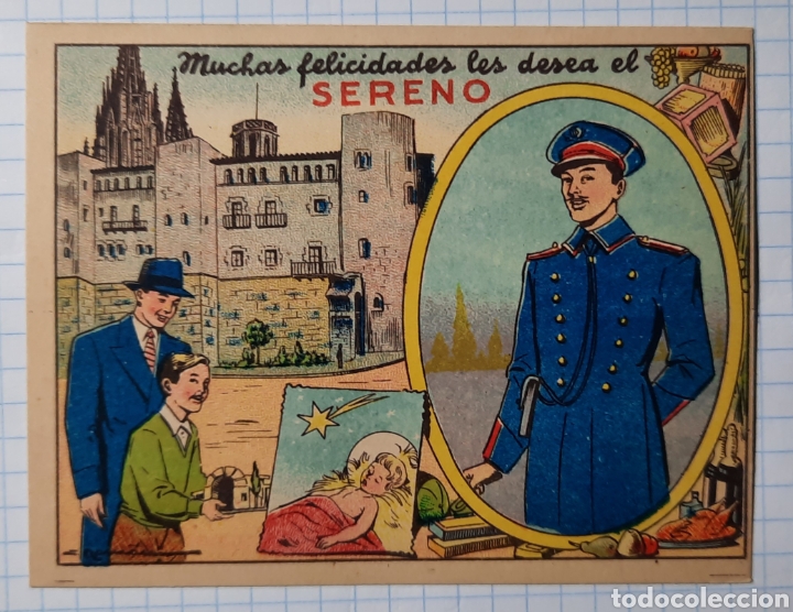 Postales: FELICITACION DE NAVIDAD /EL SERENO - Foto 1