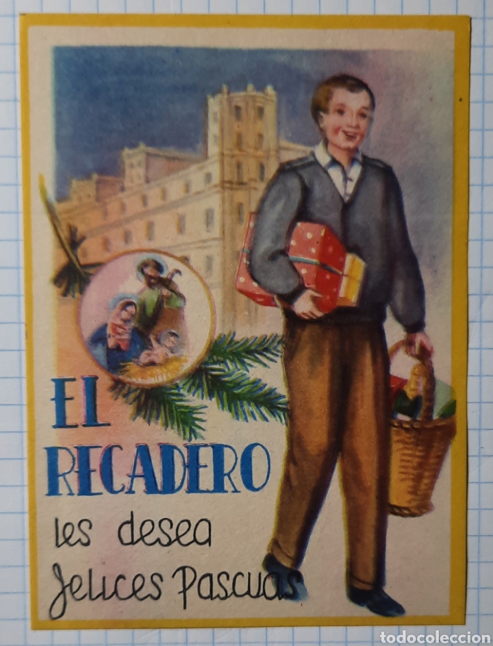 Postais: FELICITACION DE NAVIDAD /EL RECADERO 1962