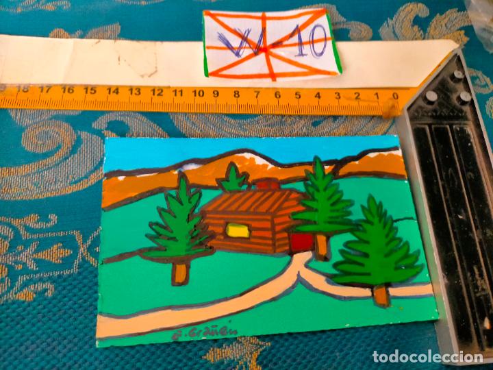 Postcards: OFERTAS X LOTES FELICITACION NAVIDADE&Ntilde;A pintada a mano enrique gra&ntilde;en raso pilar de ysern sayos
