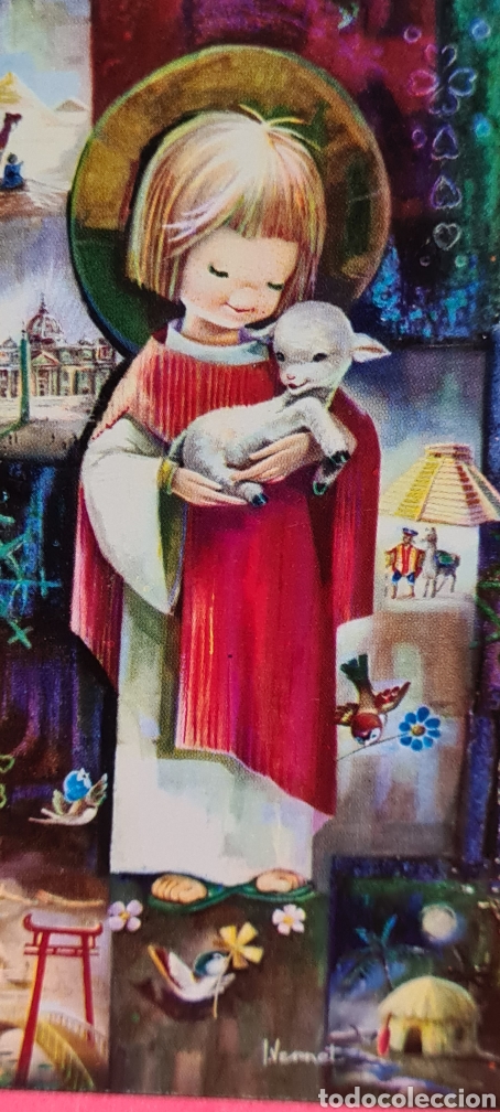 Postais: Preciosa postal de Navidad. Vernet. Escrita