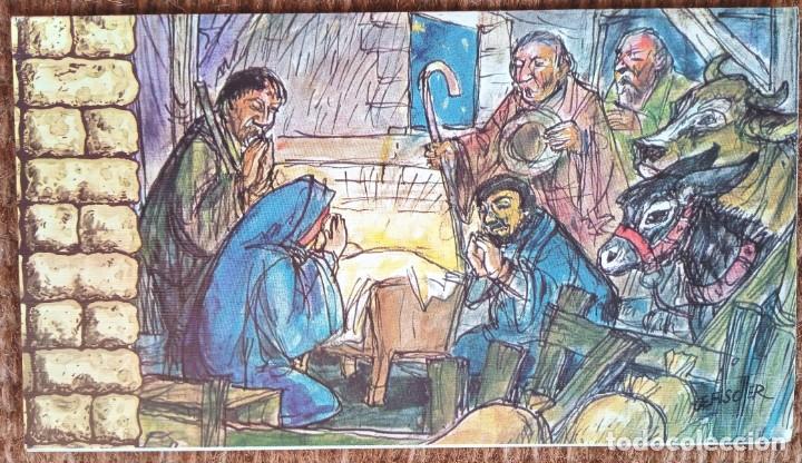 Postales: TARJETA DE NAVIDAD - belen - nacimiento