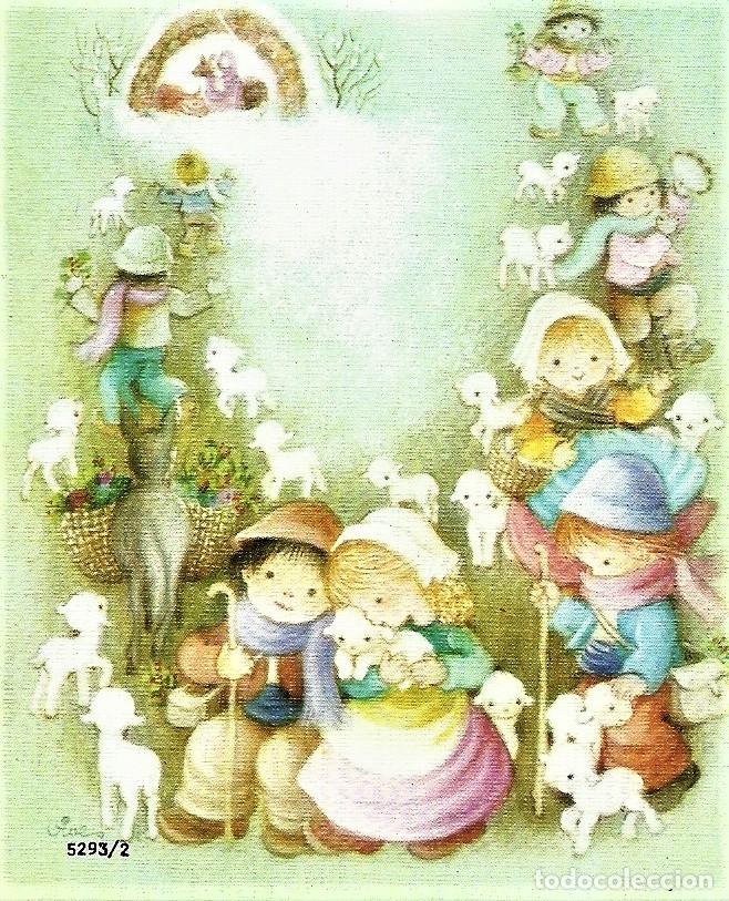 Postales: 0963K - VIVES- PRECIOSA POSTAL NAVIDE&Ntilde;A - SERIE 5293.2 - 12,8X8,5 CM