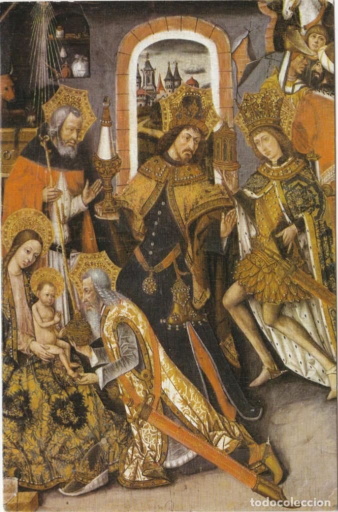 Postales: Retablo de Rubielos de Mora (Teruel) - Felicitaci&oacute;n Navide&ntilde;a D&iacute;ptica - Ed. Subi n&ordm; 834 - 145x115mm