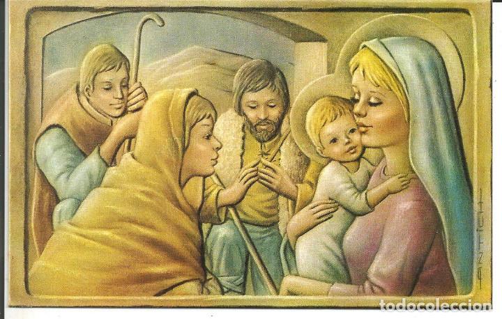 Postales: FELICITACION NAVIDAD *ANTICH* - EDIC. VIKINGO 3042/1 - DIPTICA, 15,5X10 CM - A&Ntilde;O 1973