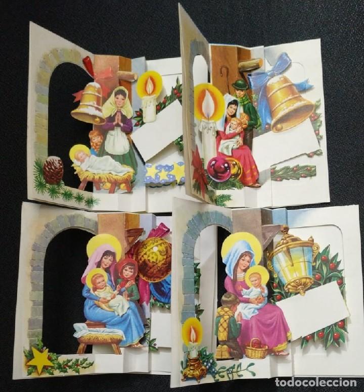 Postcards: 0974P - SERIE DE 4 PRECIOSAS POSTALES TROQUELADAS COLECCION LA PERLA 3138 - A,B,C,D