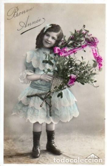 Postales: felicitaci&oacute;n de Navidad del a&ntilde;o 1917 - Foto 1