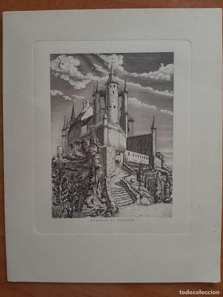 Postales: SEGOVIA , EL ALC&Aacute;ZAR - POSTAL NAVIDE&Ntilde;A - Foto 1