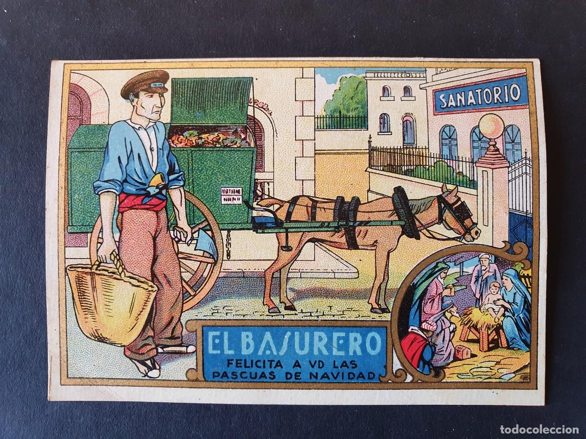 Postkarten: FELICITACION NAVIDAD BASURERO 12x8 cm.