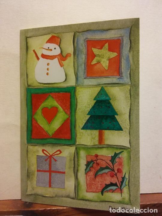 Cartoline: BON NADAL. BONITA TARJETA NAVIDAD. D&Iacute;PTICO. CIRCULADA