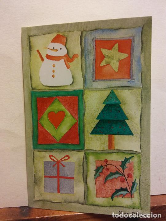 Cartoline: BON NADAL. BONITA TARJETA NAVIDAD. D&Iacute;PTICO. CIRCULADA