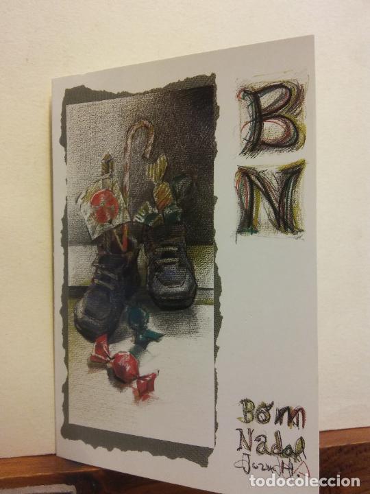 Cartoline: BON NADAL. JOAN HEREDIA. BONITA TARJETA DE NAVIDAD. D&Iacute;PTICO. NO CIRCULADA