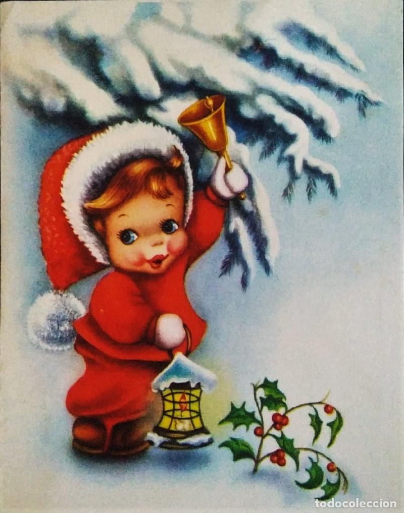 Postkarten: 0879H -HERMOSO SANTA CLAUS EDIC. CyZ 1097.1 DOBLADA EN 4, DIBUJO INTERIOR-CERRADA 1967-13,5X10,5 CM