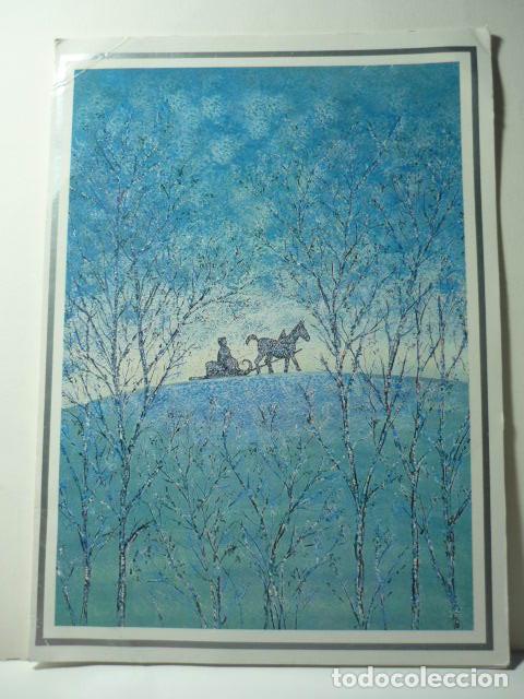 Postales: FELICITACION NAVIDAD UNICEF - PASEO EN TRINEO - CLAUS CRES (ALEMANIA) - 18X13 CM