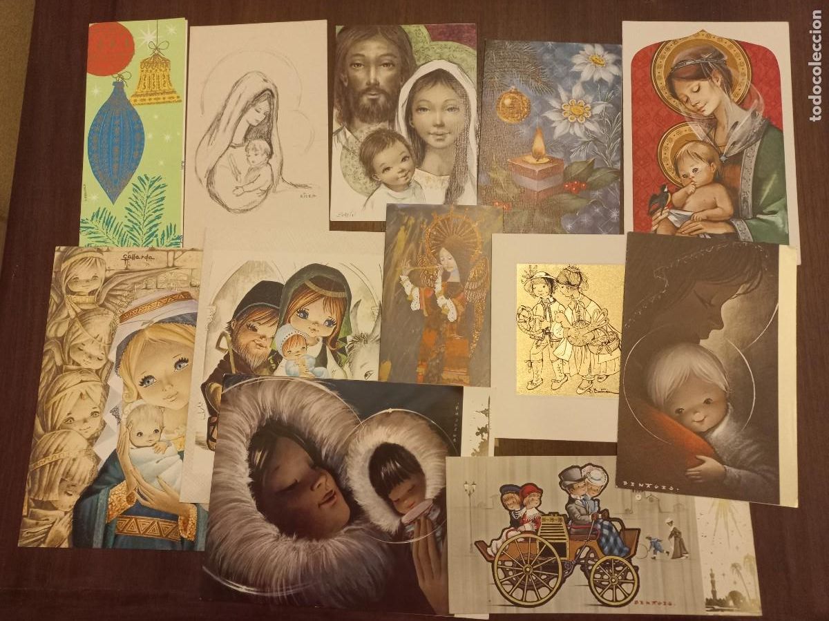 Postales: Postales de navidad. Conjunto de 29 - Foto 1
