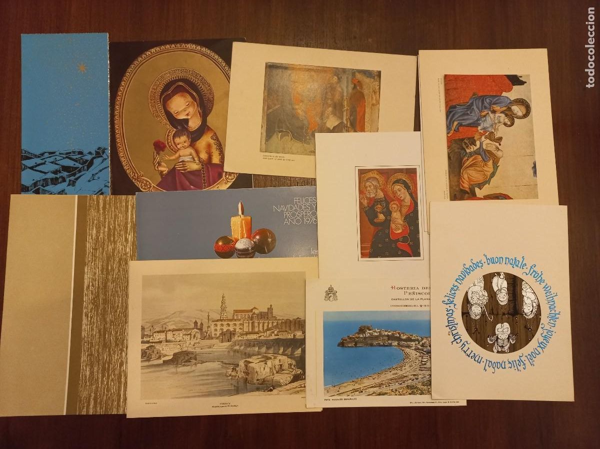 Postales: Postales de navidad comerciales. Conjunto de 80 - Foto 3