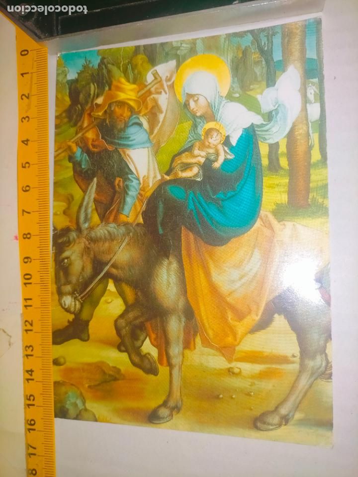 Postales: antigua tarjeta felicitacion de navidad o similar oferta por lotes PORTAL DE BELEN HUIDA A EGIPTO