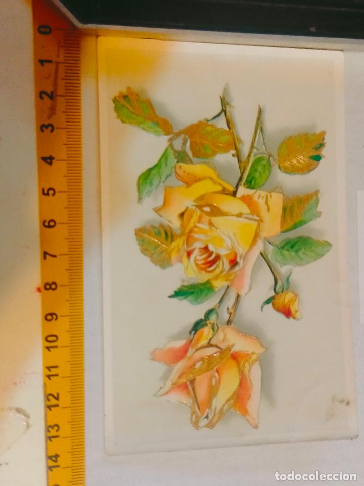Cartes Postales: antigua tarjeta felicitacion de navidad o similar oferta por lotes FLORAL