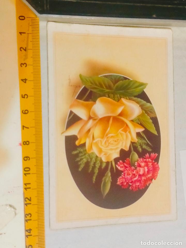 Cartes Postales: antigua tarjeta felicitacion de navidad o similar oferta por lotes FLORAL