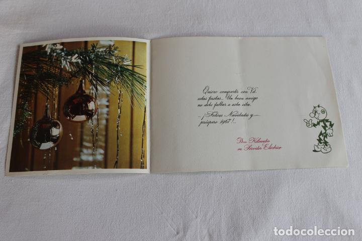Postales: TARJETA DE FELICITACION HIDROELECTRICA ESPA&Ntilde;OLA 1967