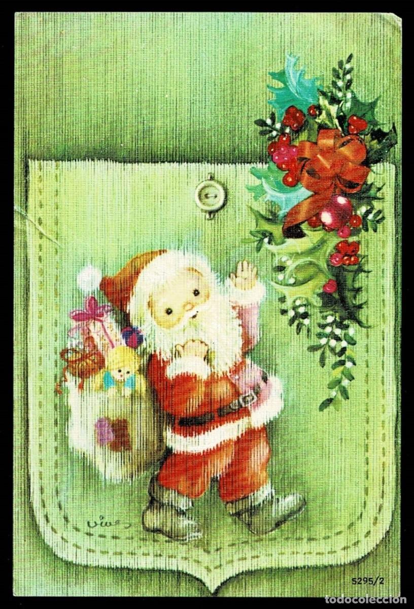 Postkarten: 0974Q - VIVES - PAPPA NOEL - SERIE 5295.2 - MIDE 12,8X8,5 CM