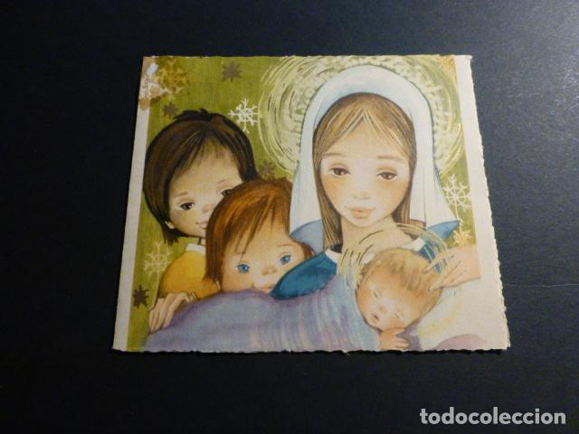 Postales: FELICITACION NAVIDAD ROSER PUIG ILUSTRADORA 9,5 X 11 CMTS