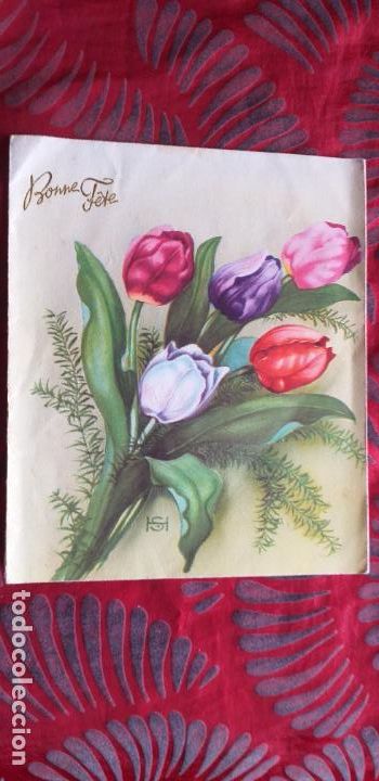 Postales: NAVIDAD-V26-155X130mm-BONNE FETE-TROQUELADO-PARIS 1178