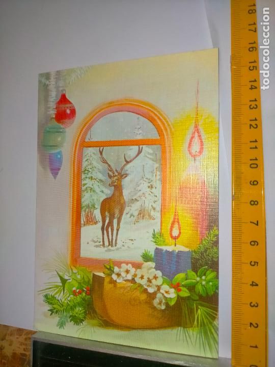 Cartes Postales: felicitacion de navidad , postal navide&ntilde;a diptico . OFERTA POR LOTES - PORTAL DE BELEN NACIMIENTO