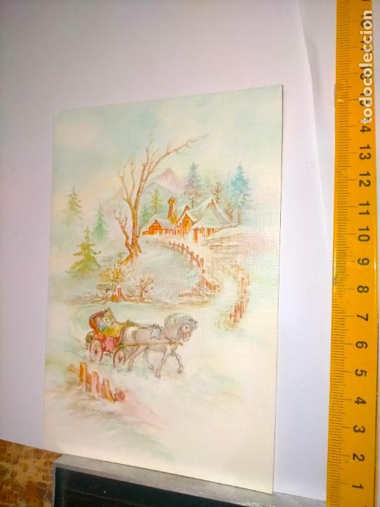 Cartes Postales: felicitacion de navidad , postal navide&ntilde;a diptico . OFERTA POR LOTES - PORTAL DE BELEN NACIMIENTO