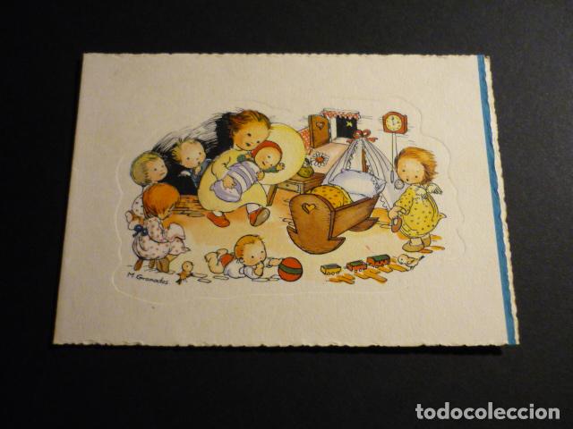 Postcards: FELICITACION NAVIDAD M. GRANADOS ILUSTRADOR 8,5 X 12,5 CMTS
