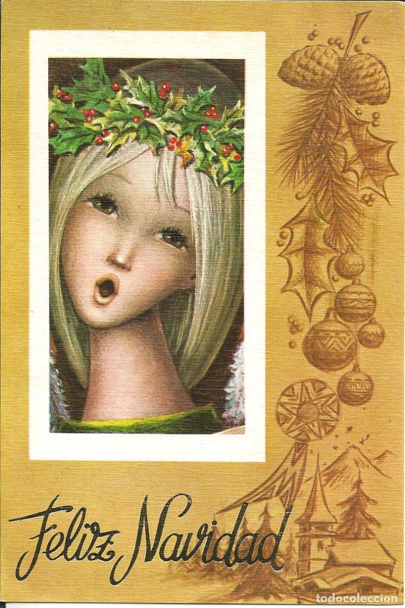 Postales: FELICITACION NAVIDAD *LA VIRGEN* - VIKINGO 2038/2 - DIPTICA, 15X10 CM